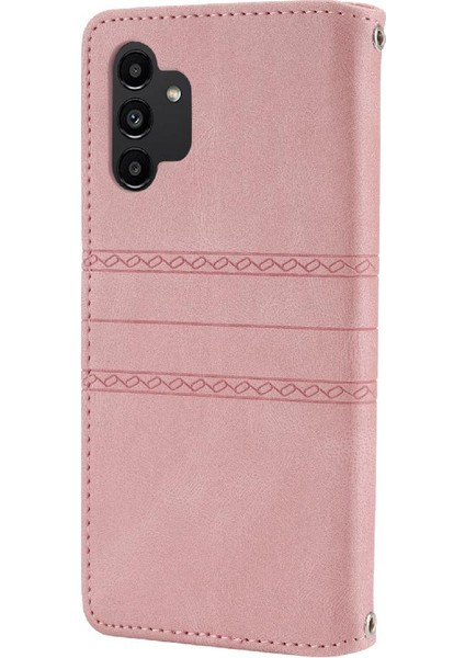 Samsung Galaxy M13 5g Darbeye Koruyucu Pu Deri Kılıf Için Flip Case (Yurt Dışından)