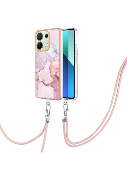 Xiaomi Redmi Için Not 13 4g Tampon Mermer Crossbody Kordon Askısı (Yurt Dışından)