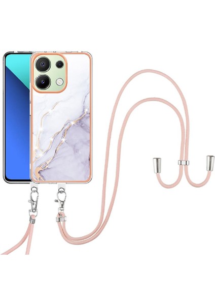 Xiaomi Redmi Için Not 13 4g Tampon Mermer Crossbody Kordon Askısı (Yurt Dışından) modelleri