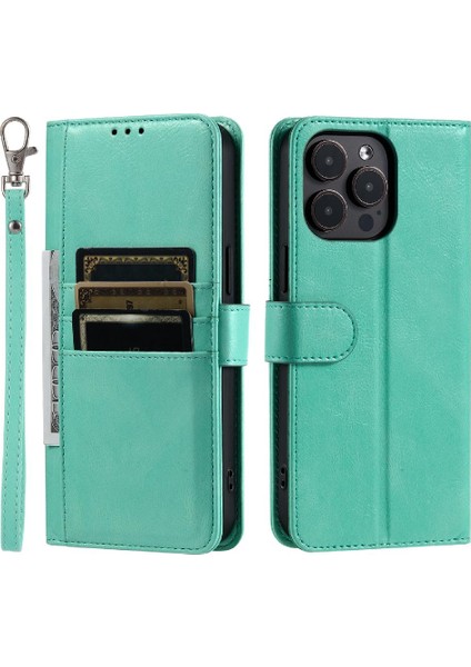 Iphone 11 Için Flip Case Pro Max 6 Kart Yuvaları Cüzdan Kickstand Pu Deri (Yurt Dışından)