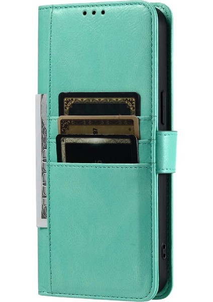 Iphone 11 Için Flip Case Pro Max 6 Kart Yuvaları Cüzdan Kickstand Pu Deri (Yurt Dışından)
