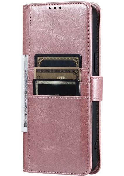Iphone 12 Için Flip Case Pro Max Cüzdan Pu Deri 6 Kart Yuvaları Kickstand (Yurt Dışından)