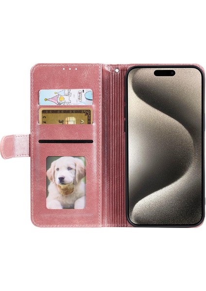 Iphone 12 Için Flip Case Pro Max Cüzdan Pu Deri 6 Kart Yuvaları Kickstand (Yurt Dışından)
