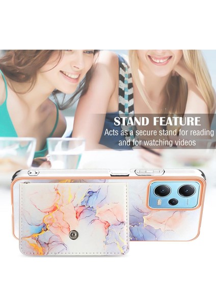 Xiaomi Redmi Not 12 5g Kart Yuvaları Için Kılıf Ince Cüzdan Yumuşak Tpu Tampon (Yurt Dışından) modelleri