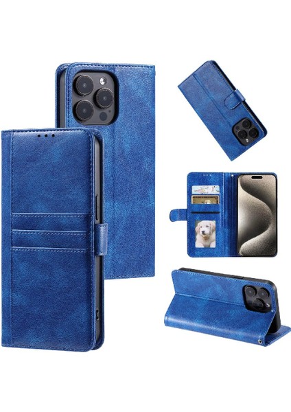 Iphone 11 Için Flip Case Pro Max 6 Kart Yuvaları Cüzdan Kickstand Pu Deri (Yurt Dışından)