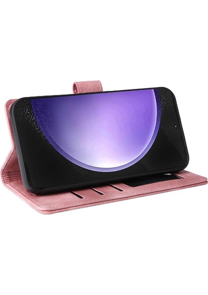 Samsung Galaxy S23 Fe Için Flip Case Cüzdan Kapak Kapak Basit Iş (Yurt Dışından) fırsatları