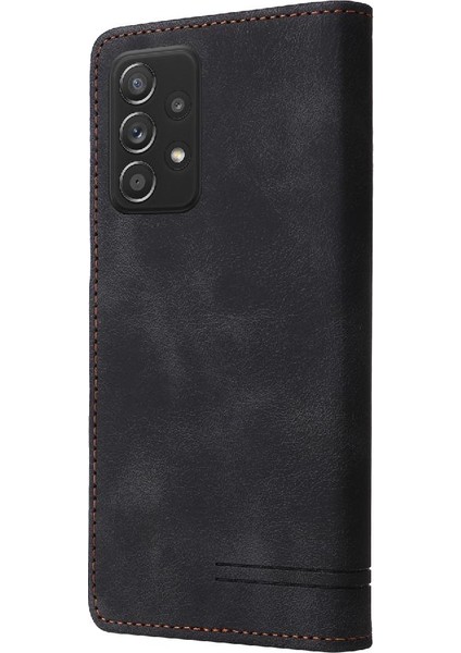 Samsung Galaxy A23 4g Için Flip Case Basit Iş Deri Kılıf Flip (Yurt Dışından)