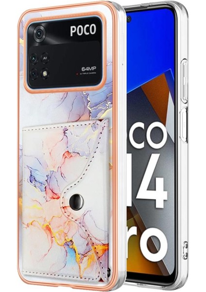 Xiaomi Poco M4 Pro 4g Kart Yuvaları Yumuşak Tpu Tampon Mermer Ince (Yurt Dışından)
