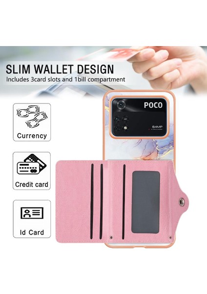 Xiaomi Poco M4 Pro 4g Kart Yuvaları Yumuşak Tpu Tampon Mermer Ince (Yurt Dışından)