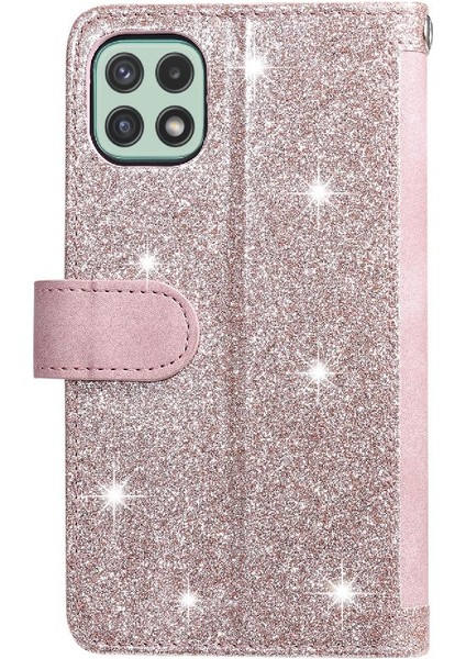Samsung Galaxy A22 5g Cüzdan 9 Kart Yuvaları Kickstand Pu Için Flip Case (Yurt Dışından) indirimleri