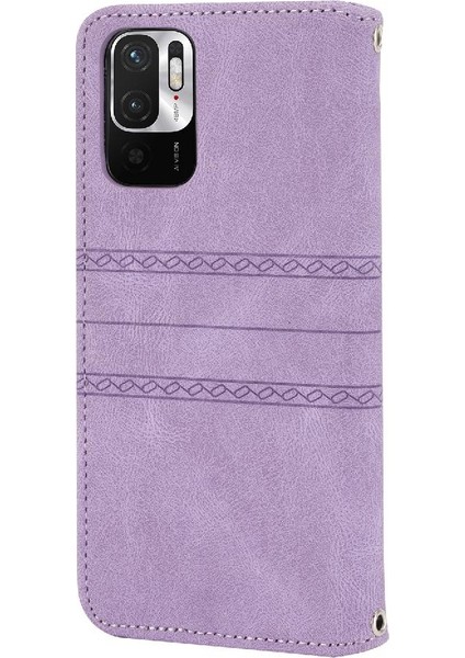 Xiaomi Redmi Not 11 Için Flip Case 4g Manyetik Kapatma Kickstand Pu Kılıf (Yurt Dışından)
