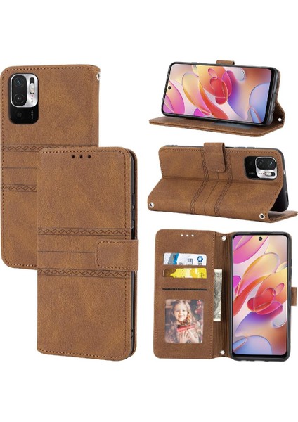 Xiaomi Redmi Not 11 Için Flip Case 4g Manyetik Kapatma Kickstand Pu Kılıf (Yurt Dışından)