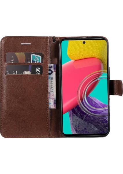 Kart Yuvası Iş Cüzdan Telefon ile Samsung Galaxy M53 5g Için Flip Case (Yurt Dışından) indirimleri