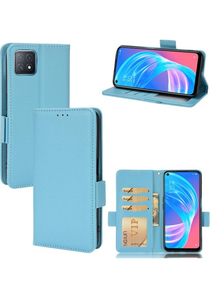 Oppo A72 5g Pu Deri Cüzdan Manyetik Yan Toka Kart Yuvaları Için Kılıf (Yurt Dışından)