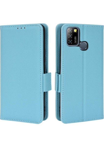 Infinix Sıcak 10 Lite Cüzdan Için Kılıf Yan Toka Kart Yuvaları Tutucu Manyetik (Yurt Dışından)