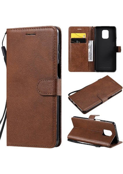 Xiaomi Redmi Not 9 Için Flip Case Pro/9s Kart ile Yüksek Kaliteli Deri (Yurt Dışından)