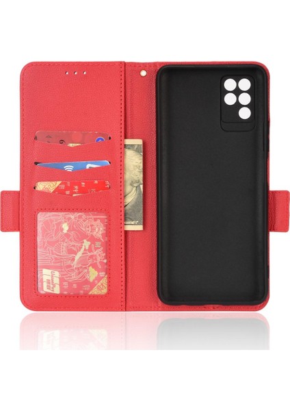 Infinix Not 10 Için Kılıf Manyetik Yan Toka Cüzdan Kart Yuvaları Tutucu Pu (Yurt Dışından)