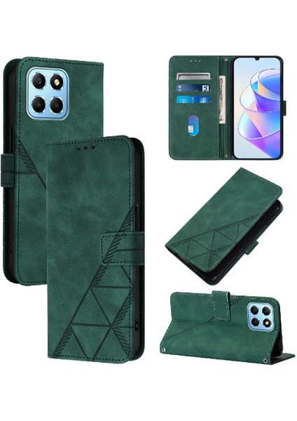 Onur Için Kılıf 70 Lite 5g Cüzdan Kapak Kredi Kartı Tutucu Flip Folio Kitap (Yurt Dışından)