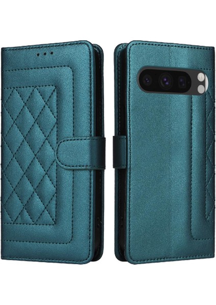 Google Piksel 8 Pro Flip Kapak Için Flip Case Basit Iş Cüzdan Deri (Yurt Dışından)
