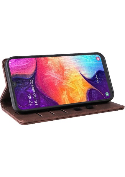 Samsung Galaxy A51 Için Flip Case Darbeye Cüzdan Kapak Çevirin Deri (Yurt Dışından) modelleri