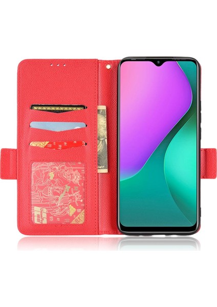 Infinix Sıcak 11 Oynamak Için Kılıf Manyetik Cüzdan Pu Deri Kart Yuvaları Tutucu (Yurt Dışından)