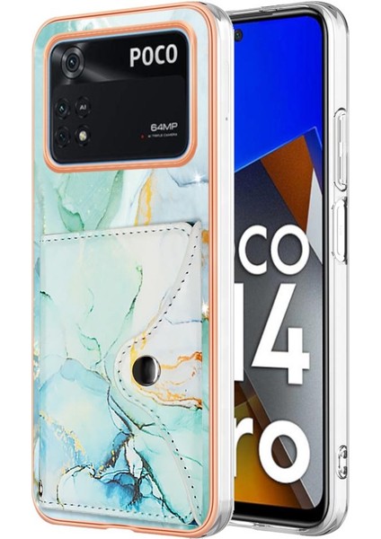 Xiaomi Poco M4 Pro 4g Kart Yuvaları Yumuşak Tpu Tampon Mermer Ince (Yurt Dışından)