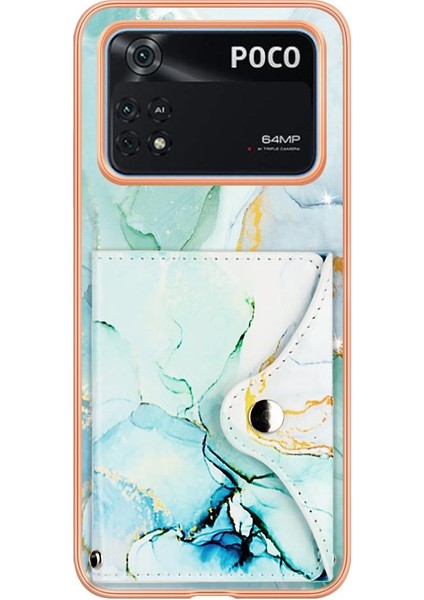 Xiaomi Poco M4 Pro 4g Kart Yuvaları Yumuşak Tpu Tampon Mermer Ince (Yurt Dışından)