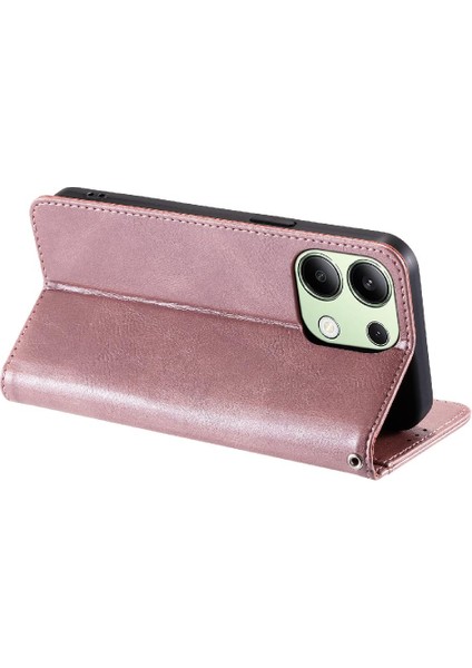 Xiaomi Redmi Not 13 Için Flip Case 4g Cüzdan Kickstand 6 Kart Yuvaları Pu (Yurt Dışından)