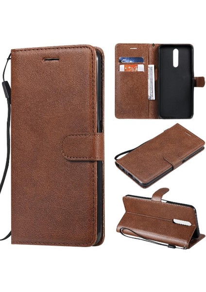 Kart Yuvası ile Oppo F11 Için Flip Case Iş Cüzdan Telefon Kılıfı Klasik (Yurt Dışından)