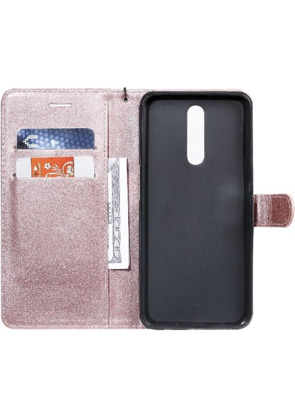 Kart Yuvası ile Oppo F11 Için Flip Case Iş Cüzdan Telefon Kılıfı Klasik (Yurt Dışından)