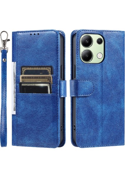Xiaomi Redmi Not 13 Için Flip Case 4g Cüzdan Kickstand 6 Kart Yuvaları Pu (Yurt Dışından)