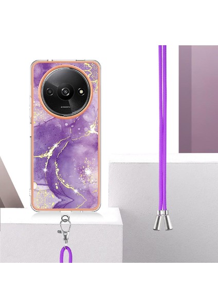 Xiaomi Redmi A3 Crossbody Kordon Askısı Tampon Mermer Yumuşak (Yurt Dışından) indirimleri