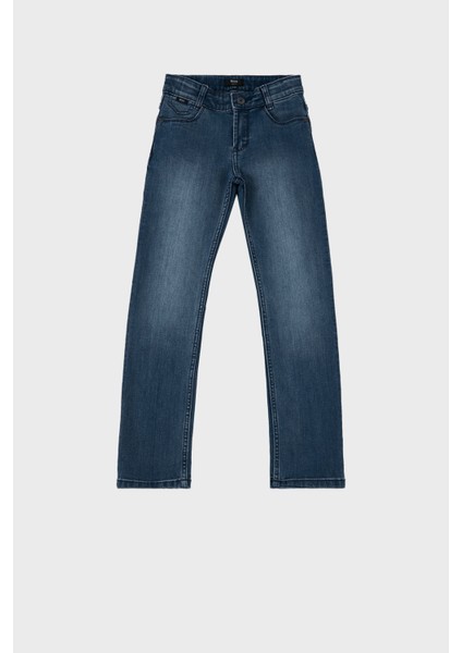 Streç Pamuklu Slim Fit Çocuk Jeans 24710 Z07 Kot Pantolon 24710/Z07 Stone