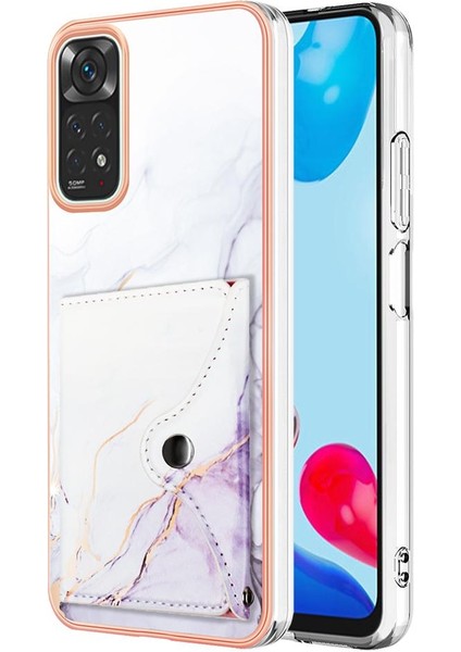 Xiaomi Redmi Için Not 11 4g Kart Yuvaları Yumuşak Tpu Tampon Ince Cüzdan (Yurt Dışından)