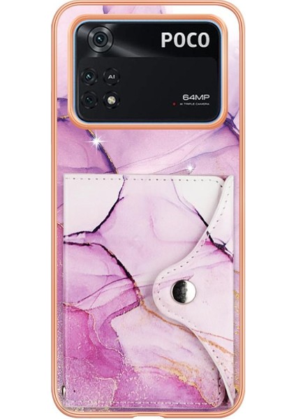 Xiaomi Poco M4 Pro 4g Kart Yuvaları Yumuşak Tpu Tampon Mermer Ince (Yurt Dışından)