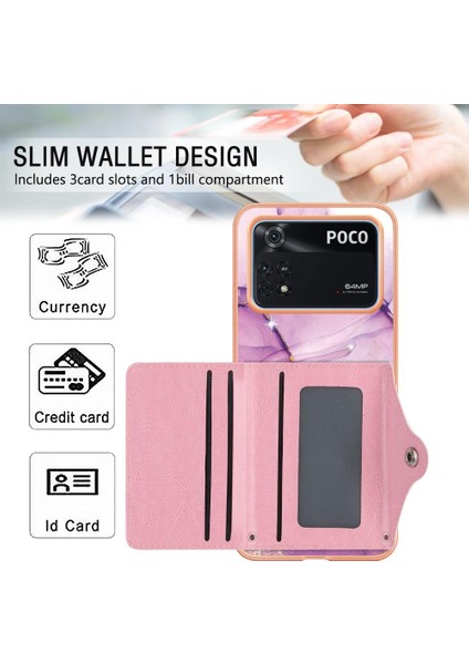 Xiaomi Poco M4 Pro 4g Kart Yuvaları Yumuşak Tpu Tampon Mermer Ince (Yurt Dışından)