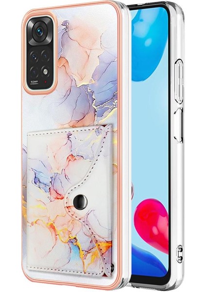 Xiaomi Redmi Için Not 11 4g Kart Yuvaları Yumuşak Tpu Tampon Ince Cüzdan (Yurt Dışından)