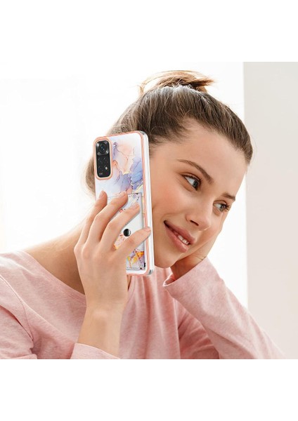 Xiaomi Redmi Için Not 11 4g Kart Yuvaları Yumuşak Tpu Tampon Ince Cüzdan (Yurt Dışından)