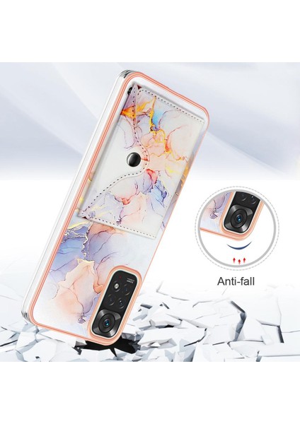 Xiaomi Redmi Için Not 11 4g Kart Yuvaları Yumuşak Tpu Tampon Ince Cüzdan (Yurt Dışından)