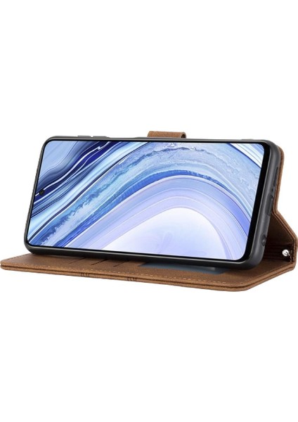 Xiaomi Redmi Not 10 Lite Için Flip Case Kickstand Cüzdan Kılıf Manyetik Pu (Yurt Dışından)
