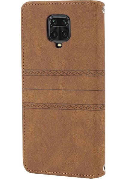 Xiaomi Redmi Not 10 Lite Için Flip Case Kickstand Cüzdan Kılıf Manyetik Pu (Yurt Dışından)