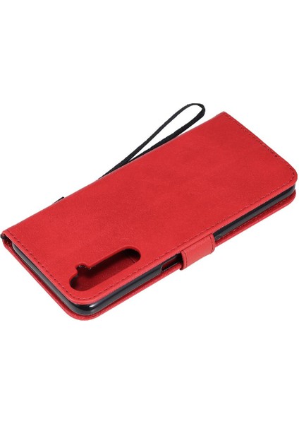 Kart Yuvası Klasik ile Realme 6 Iş Cüzdan Telefon Kılıfı Için Flip Case (Yurt Dışından) modelleri