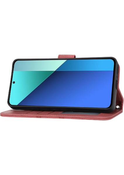 Xiaomi Redmi Not 13 Için Flip Case 4g Darbeye Koruyucu Kickstand Pu (Yurt Dışından) modelleri
