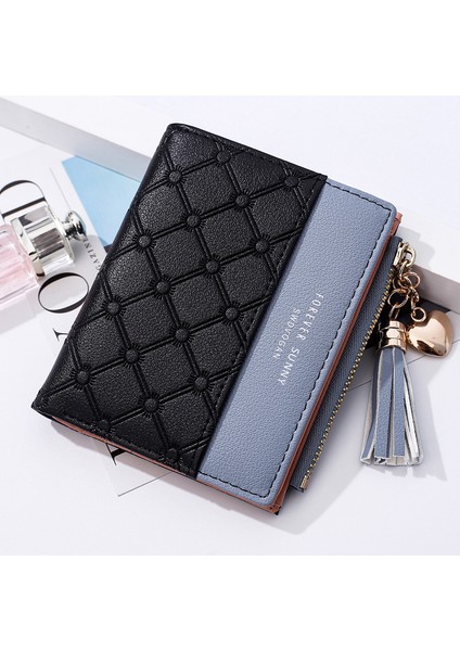 Kısa, Basit, Her Şeye Uyan Bayan Fermuarlı Cüzdan (Yurt Dışından)