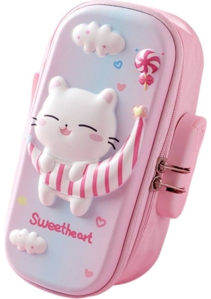 Ultraman Kod Kilidi Kalem Kutusu 3D Stereoskopik Karikatür Çocuklar Için Kırtasiye Kutusu (Yurt Dışından)