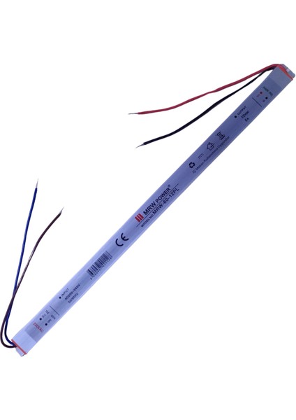 12V 5A Metal Kasa Slim Ince Adaptör MRW-60-12PL