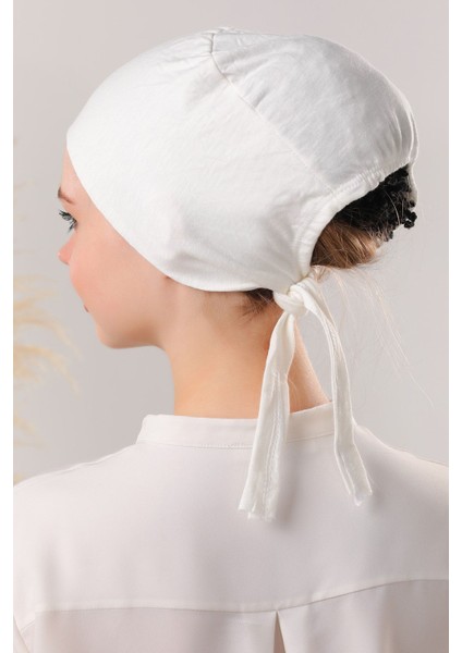 Dikişli Bone Ekru modelleri