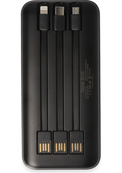 X01 20.000 Mah Powerbank - Siyah modelleri