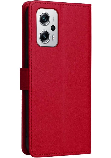 Xiaomi Redmi Için Flip Case NOTE11 Pro Artı 5g Klasik Düz Renk Yüksek (Yurt Dışından)