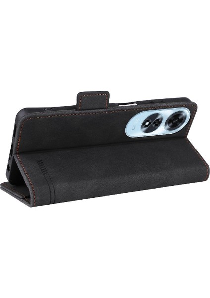 Oppo A60 4g Manyetik Karbon Fiber Deri Için Kılıf Folio Flip Case Tam (Yurt Dışından) fiyatları
